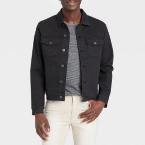Goodfellow & Co Black Denim Tricker Jacket